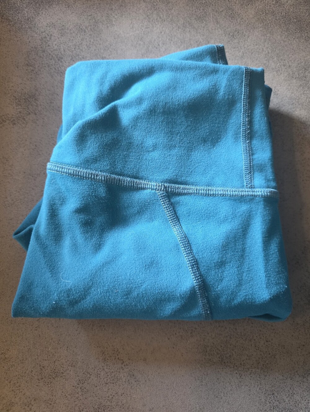 Womens Fabletics Teal Blue Capri Leggings